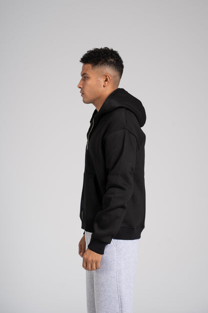 Zipper Melton Hoodie - هودي ميلتون بسحاب