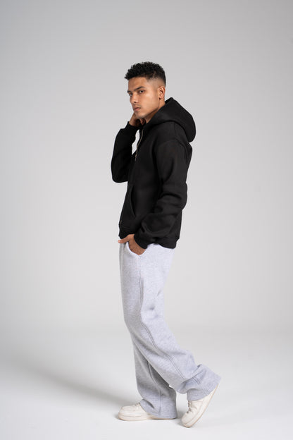 Zipper Melton Hoodie - هودي ميلتون بسحاب