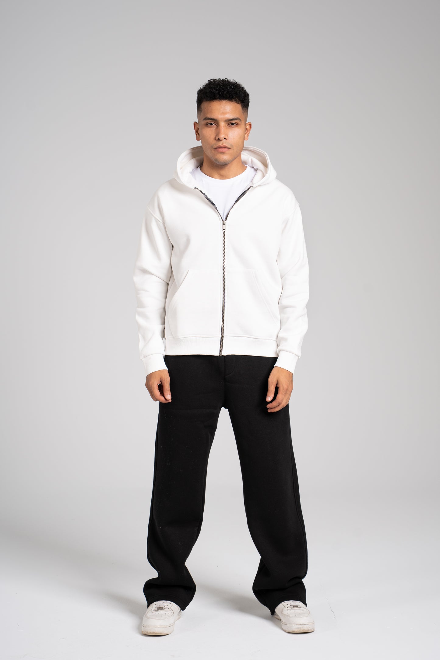 Zipper Melton Hoodie - هودي ميلتون بسحاب