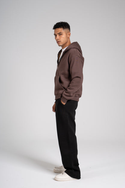 Zipper Melton Hoodie - هودي ميلتون بسحاب