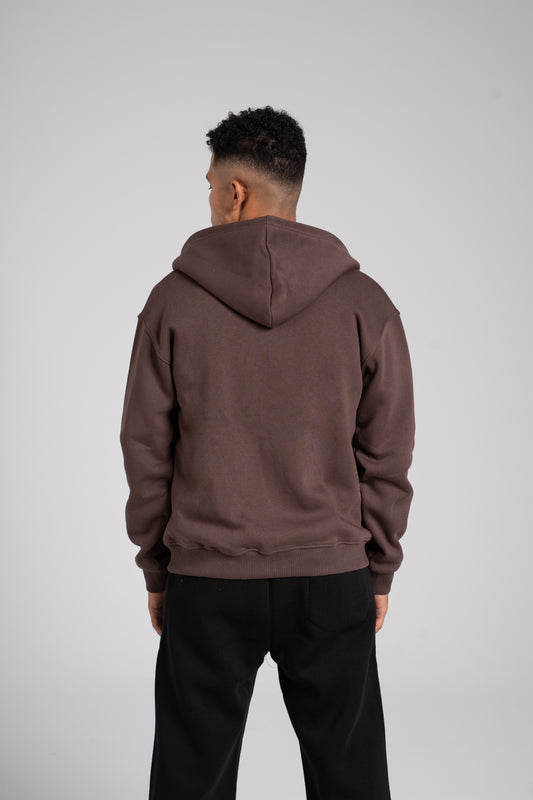Zipper Melton Hoodie - هودي ميلتون بسحاب