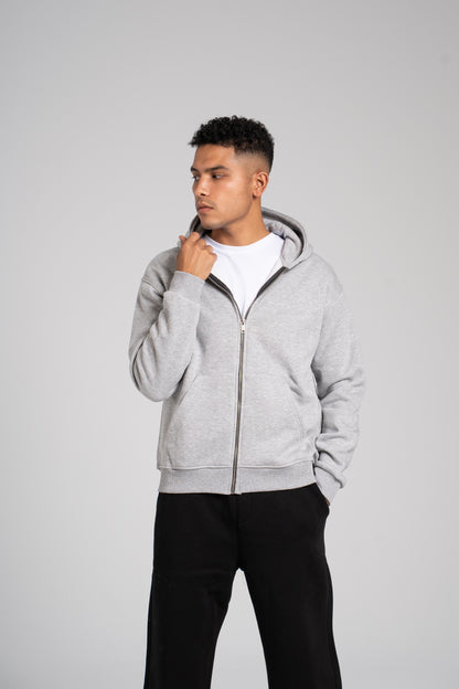 Zipper Melton Hoodie - هودي ميلتون بسحاب