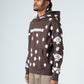 Brown Full Printed Hoodie