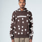 Brown Full Printed Hoodie