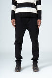 Black Plain Straight Leg Jeans