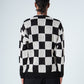 Bi-Tone Checkered Pullover