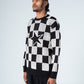 Bi-Tone Checkered Pullover