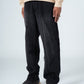 Black Fringe Straight Leg Jeans