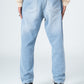 Sky Blue Casual Slim Fit Jeans