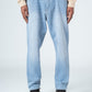 Sky Blue Casual Slim Fit Jeans