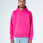 Hot Pink Durable Plain Hoodie