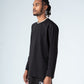 Black Solid Cotton Basic T-shirt