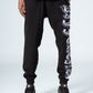 Black Side Printed Sweatpants