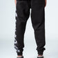 Black Side Printed Sweatpants