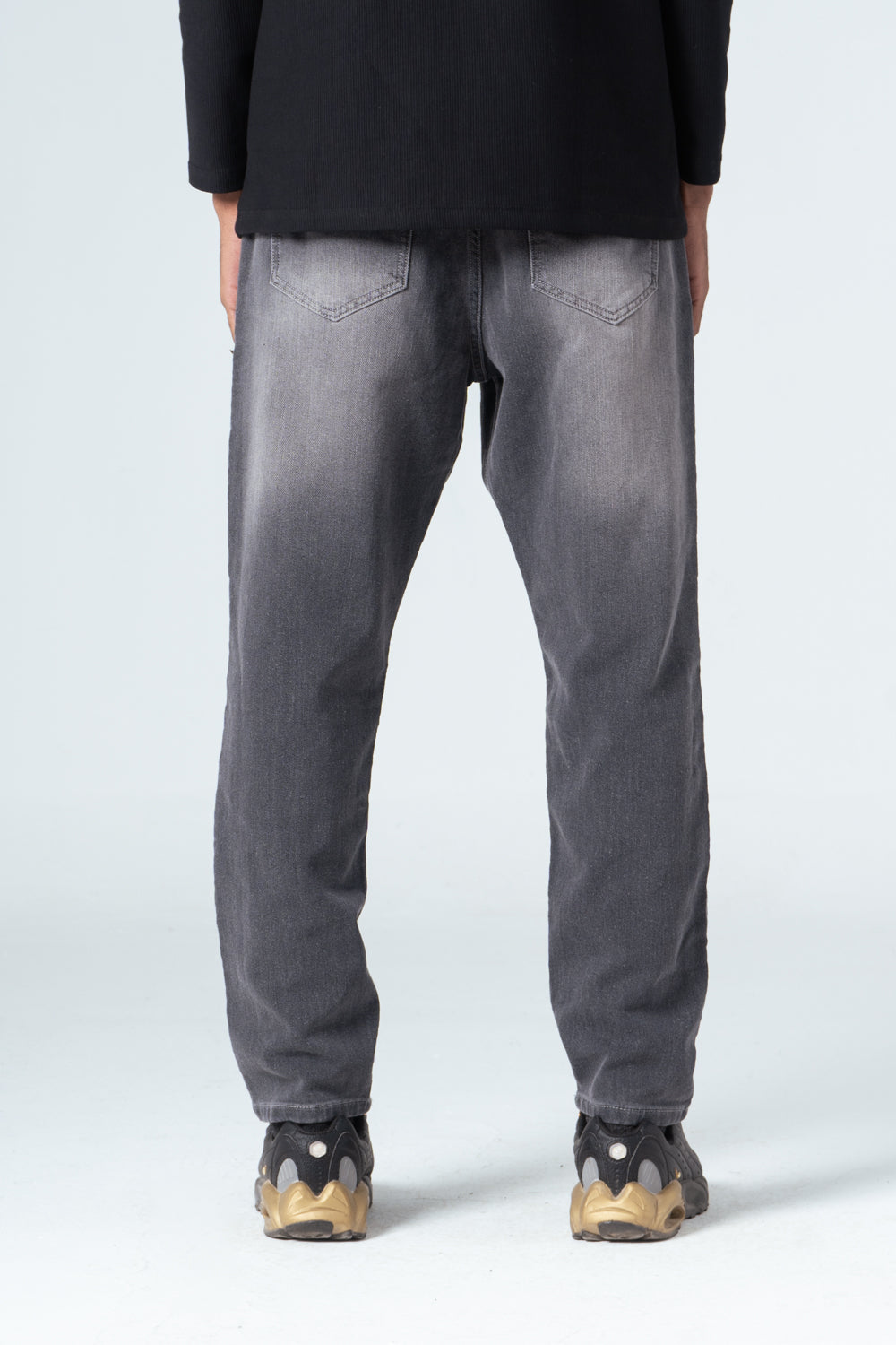 Gray Durable Slim Fit Jeans