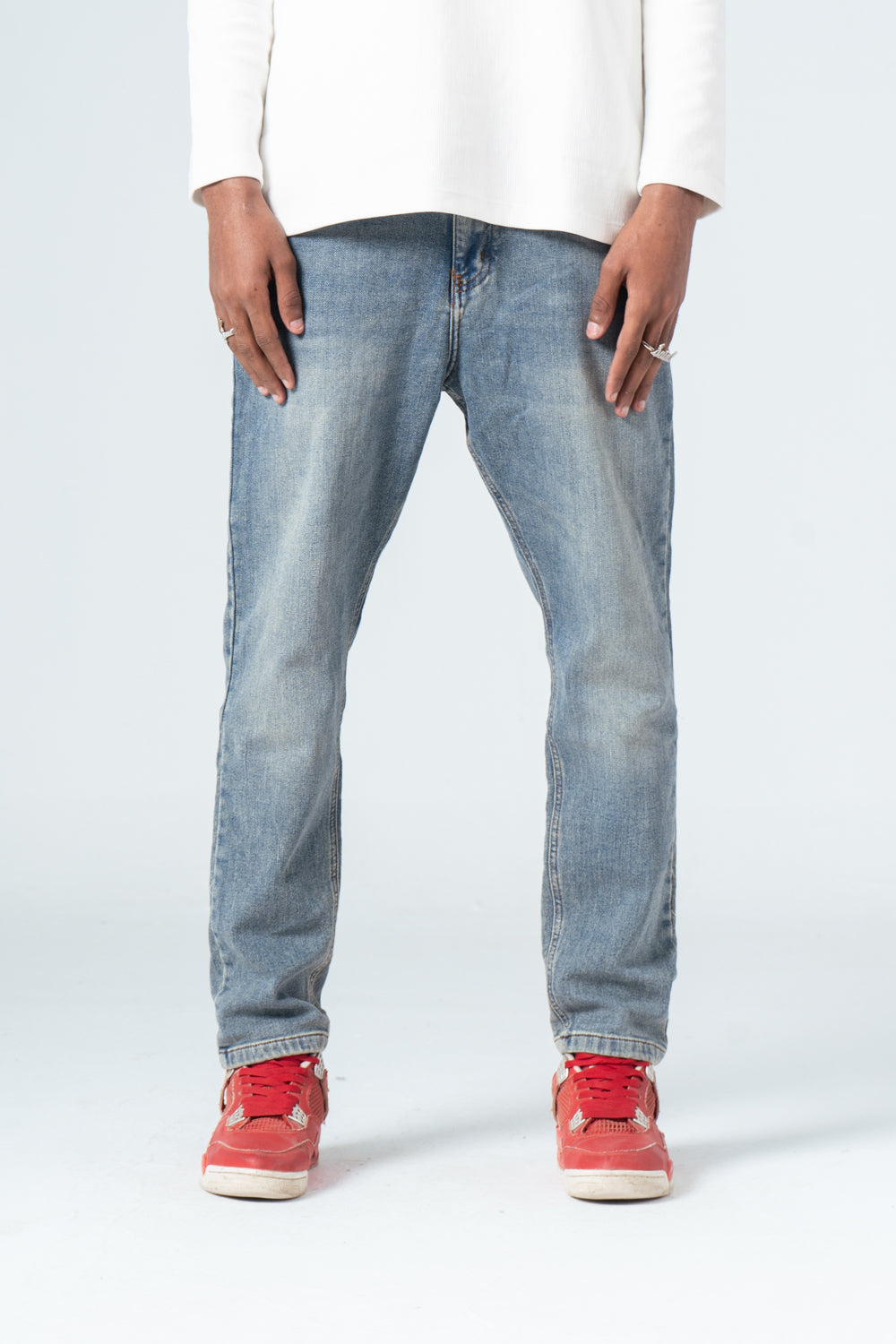 Blue Stylish Slim Fit Jeans