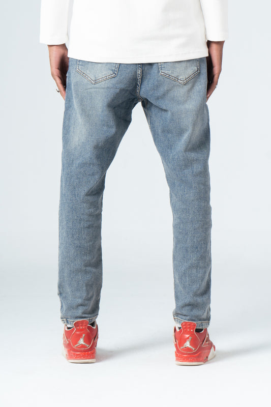 Blue Stylish Slim Fit Jeans