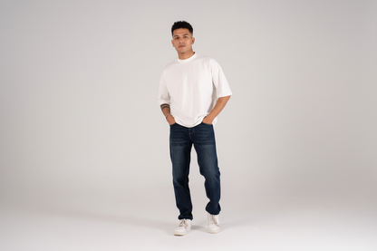 Dark Blue Straight leg Pants