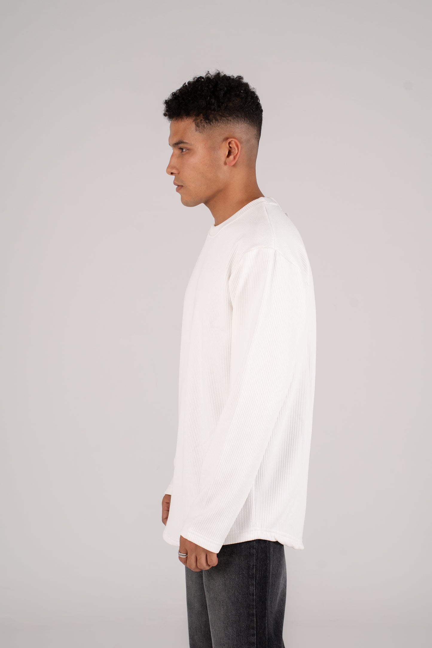 Ribbed Melton Winter basic - بيزك شتوي مضلع