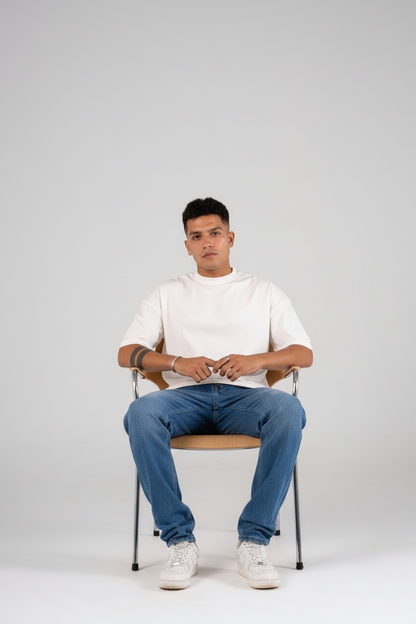 Sky Blue Straight leg Pants