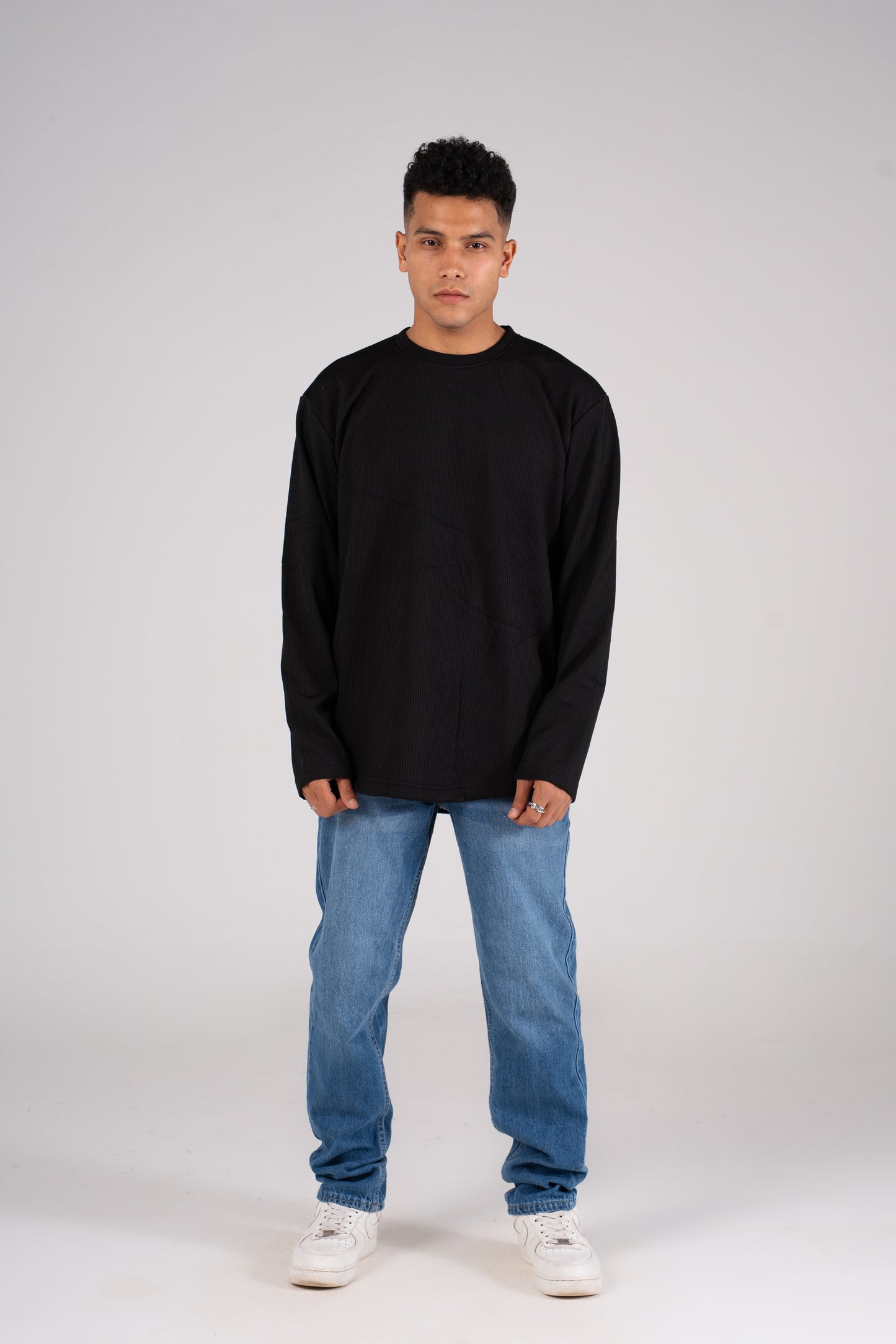 Ribbed Melton Winter basic - بيزك شتوي مضلع