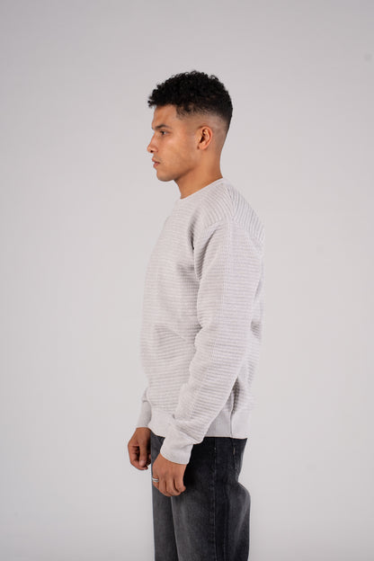 Crew Neck Pullover - بلوفر تريكوه برقبه دائرية