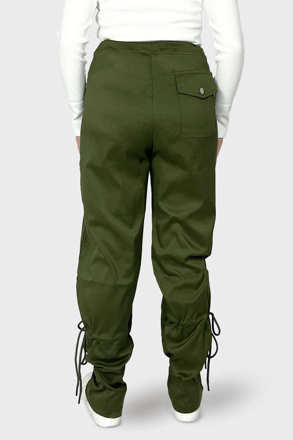 Olive Drawstring Pants