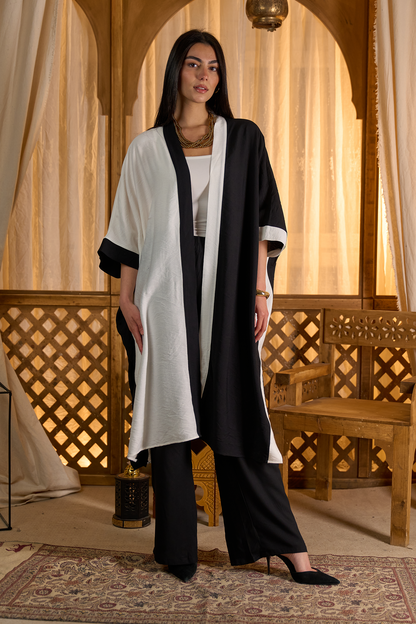 Dual Tone Flowy Kimono