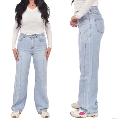 Straight-Leg Cowboy Jeans