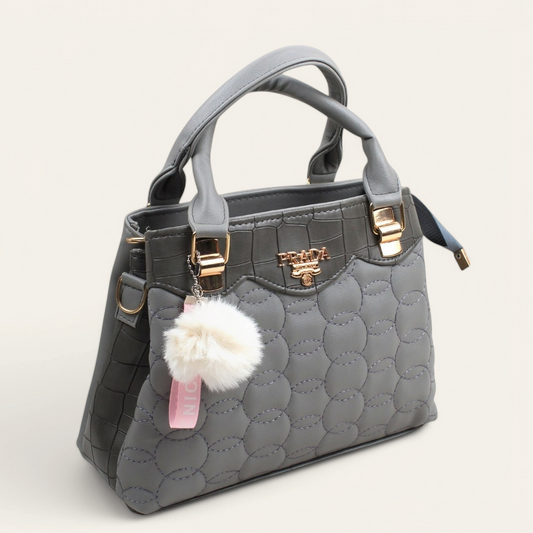 Gray Side Keychain Handbag