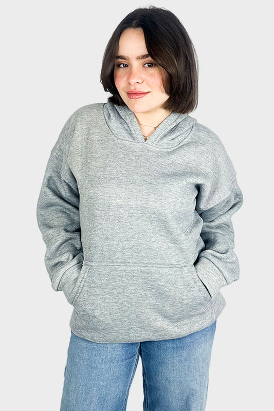 So-Off Gray Oversized Hoodie