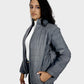 Gray Waterproof Puffer women Jacket