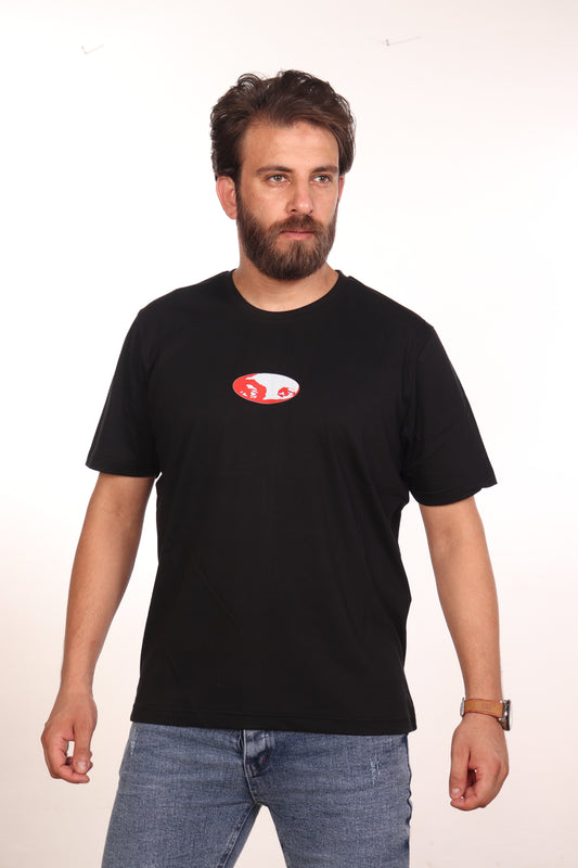 Hero Basic Black Crew Neck T-shirt