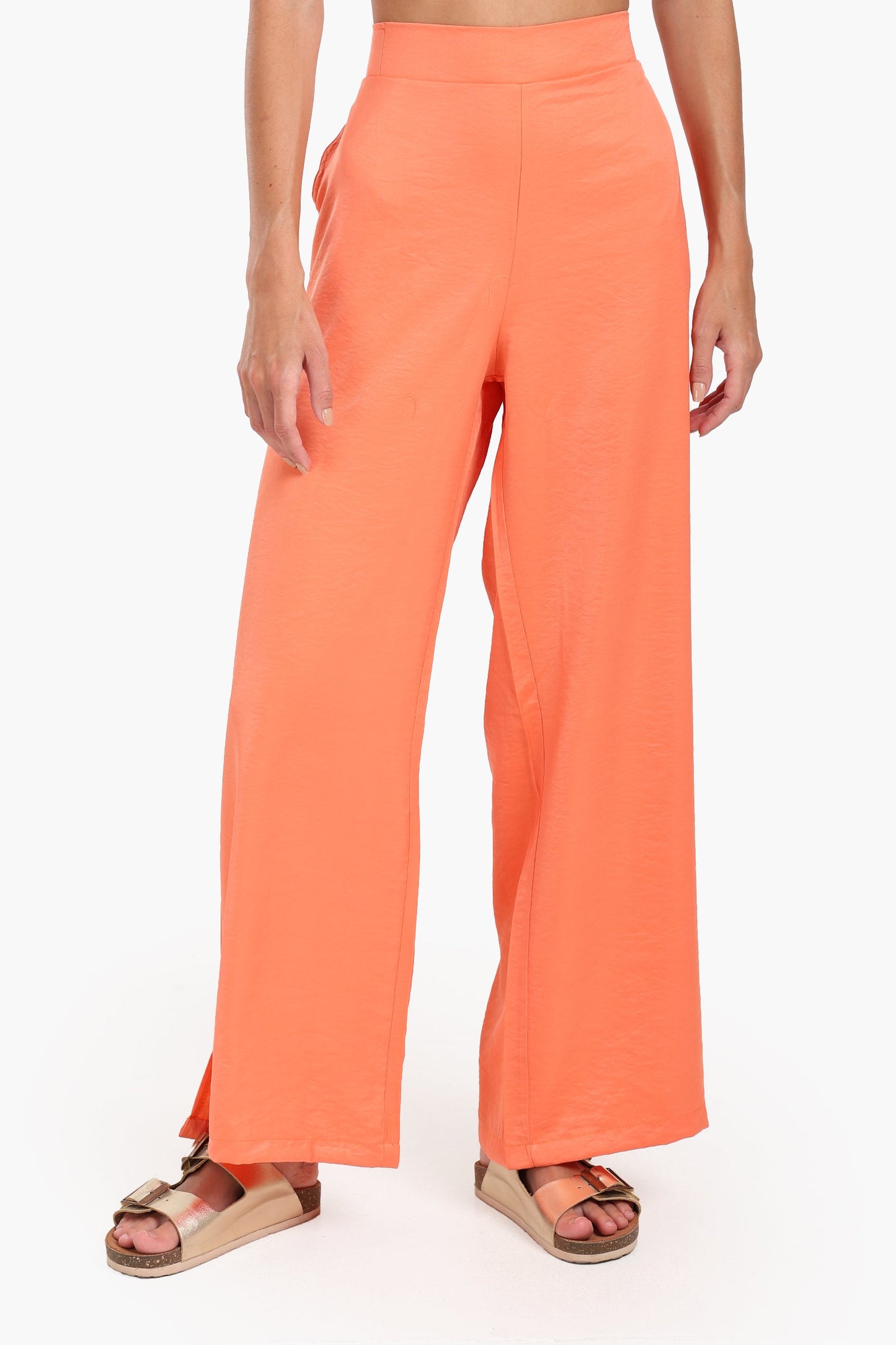 High Waist Wide-Leg Pants