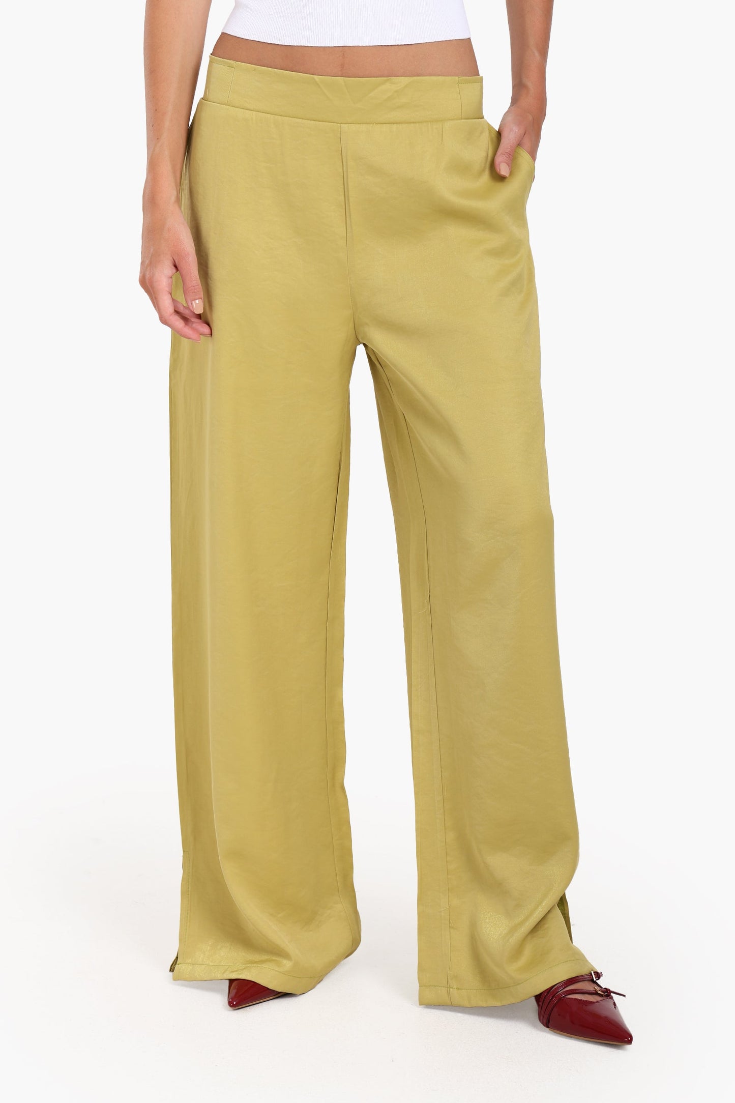 High Waist Wide-Leg Pants