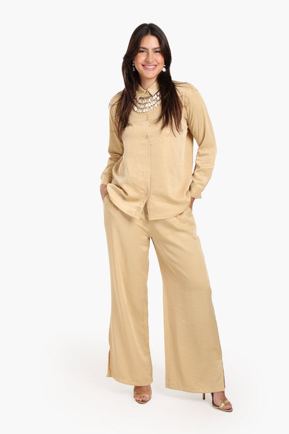 High Waist Wide-Leg Pants