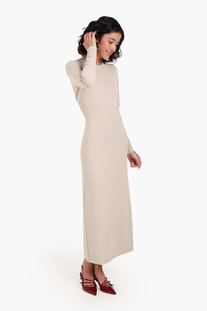 Chic Slim Fit Midi Dress