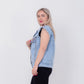 Studded Denim Vest