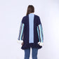 Blue Open Tassel Cardigan