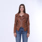 Havan High-Hip Leather Jacket