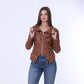 Havan High-Hip Leather Jacket