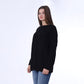 Black Cable Knit Pullover