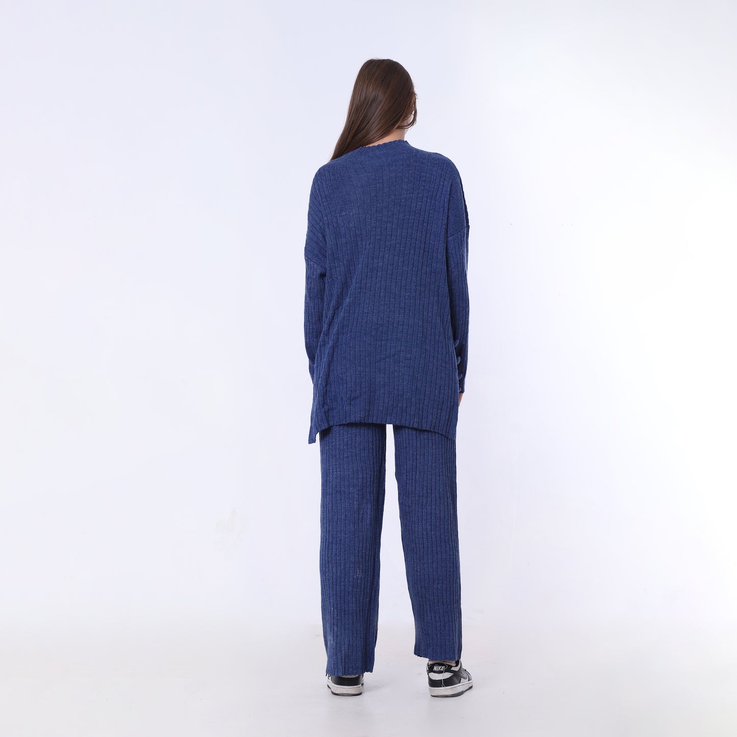 Blue Jeans Knitted Oversized Set