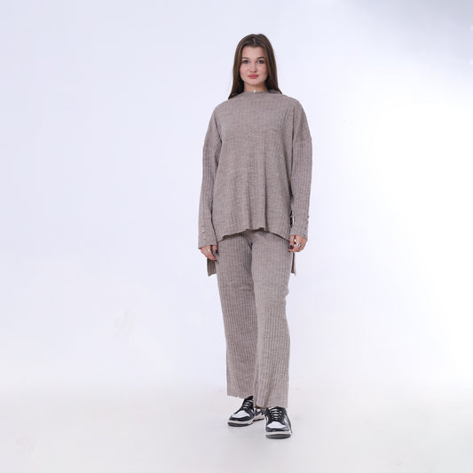 مجموعة كبيرة الحجم محبوكة من كافيه