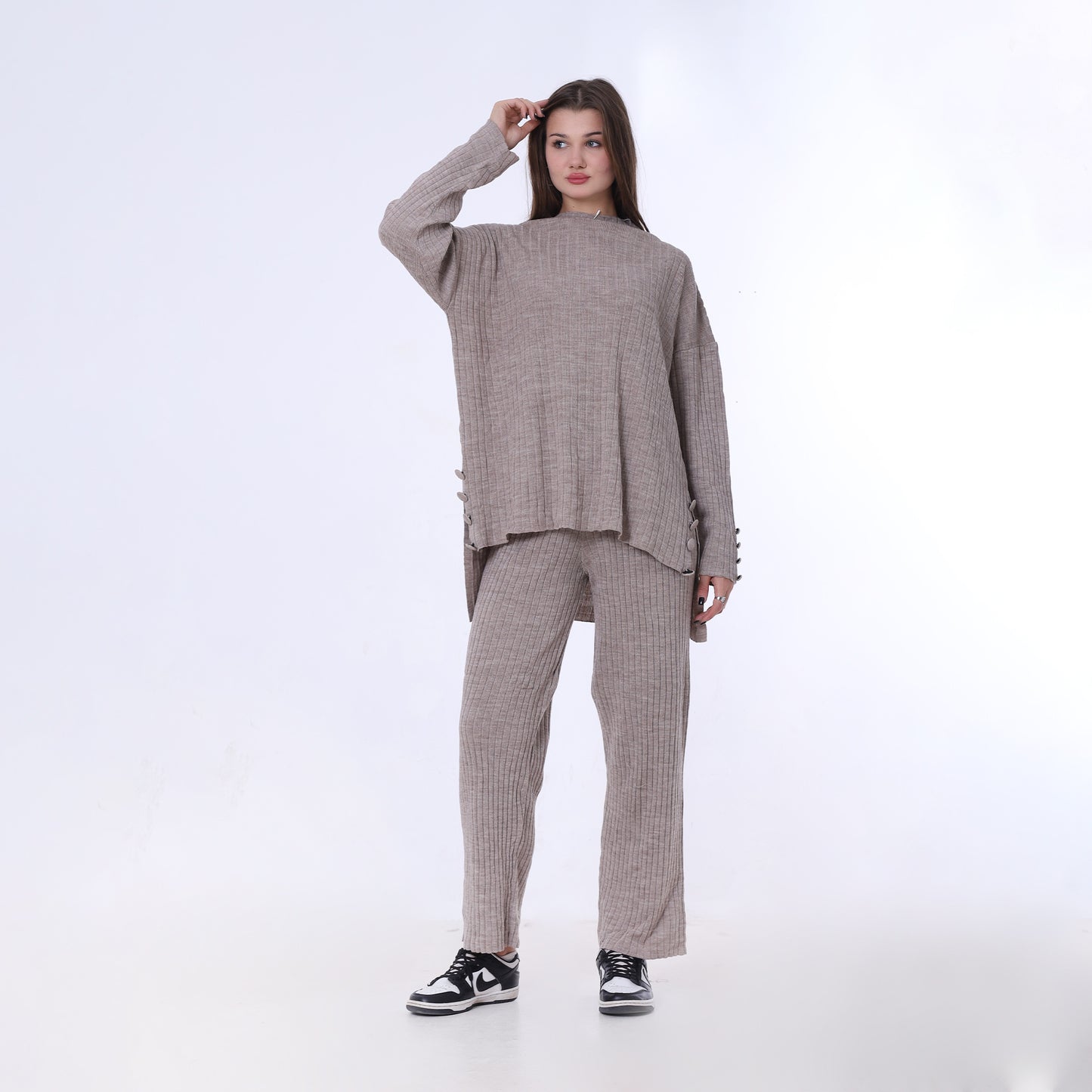 Cafe Knitted Oversized Set