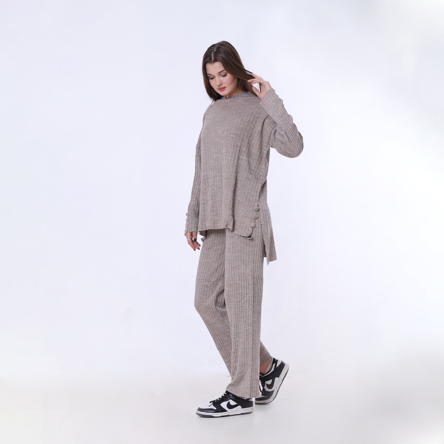 Cafe Knitted Oversized Set