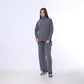 Gray Knitted Oversized Set