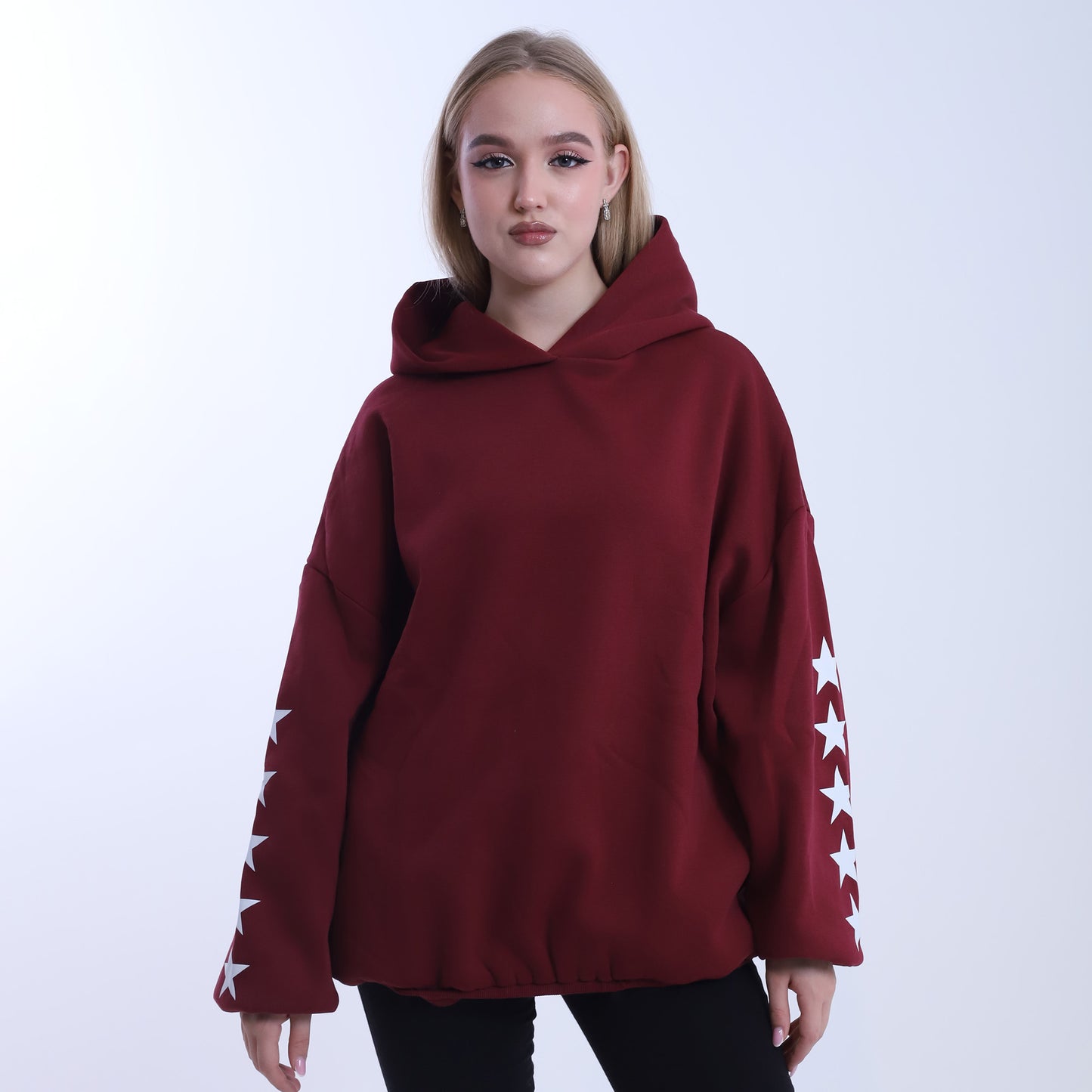 Printed Star Hoodie