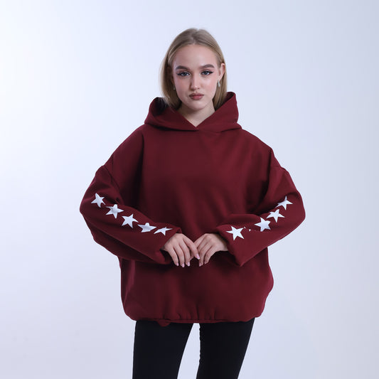 Printed Star Hoodie