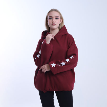 Printed Star Hoodie